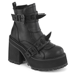 Demonia ASSAULT-72 Platform Ankle Boot [BLACK]