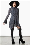 KILLSTAR Woodland Witch Dress [GREY/BLACK]