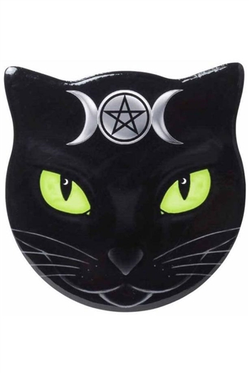 Alchemy Gothic - Cat-shape Triple Moon Cat Coaster