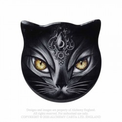Alchemy Gothic - Cat-shape Sacred Cat Coaster