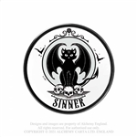 Alchemy Gothic Ceramic Coaster - Sinner