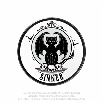 Alchemy Gothic Ceramic Coaster - Sinner