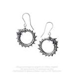 Alchemy Gothic Jormungand Pewter Earrings