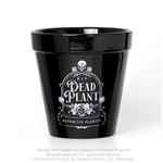 Alchemy Gothic Plant Pot: Dead Plant [BLACK/WHITE]
