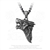 Alchemy Gothic Dark Wolf Pendant