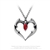 Alchemy Gothic Bat Heart - The Vampire's Kiss Pendant