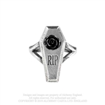 Alchemy Gothic RIP Rose Ring