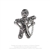 Alchemy Gothic Voodoo Doll Ring