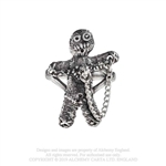 Alchemy Gothic Voodoo Doll Ring