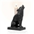 Alchemy Gothic Ulula Noctis Wolf Candlestick Holder