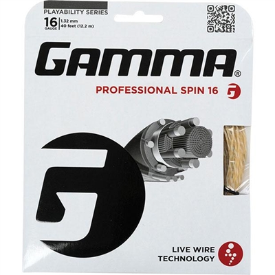 Gamma Live Wire Prefessional Spin Tennis String 16g GPS