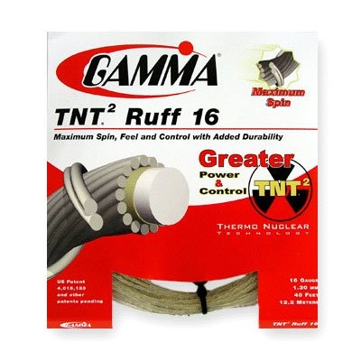 Gamma TNT2 Ruff Tennis String 16g GR