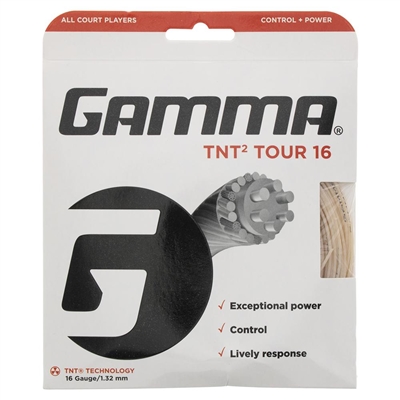 Gamma TNT2 Touch Tennis String 16g 17g GTTCH