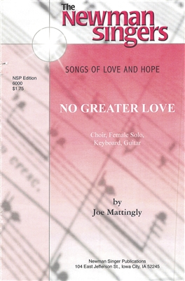 NO GREATER LOVE - choral, keyboard, guitar