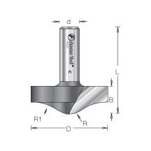 1 5/8" 2 Flute Round & Ogee Groove