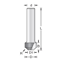 3/4" 2 Flute Traditional Groove