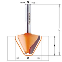 1 1/8" 60ï¿½ Lettering Bit