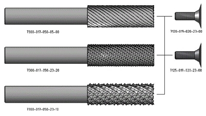 CTX170007 - Shredder fine diamond-shaped teeth, AWAC3-coated, Powdered Metal