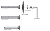 CTX170101 - Valve Type Cutter 100 (4") - Shank 16mm *