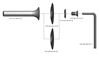 CTX170115 - Valve Type Cutter 50.8 - Mounting Screw *