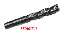 3/8" 3 Flute Upcut Micro-Grain Solid Carbide Ruffer Spiral RH Rotation