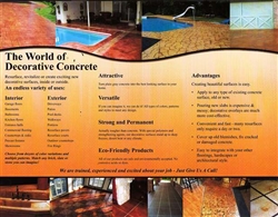 Glossy Tri-fold Decorative Concrete Brochures (qty. 1000)