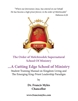 Order of Melchizedek Supernatural School of Ministry by Francis Myles