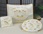 Pesach Set- Pillow Cover, Matzah Cover, Afikoman Bag