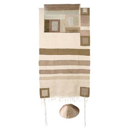 Yair Emanuel Striped Silk Tallit