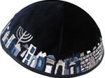 Velvet Jerusalem Kippah