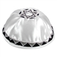 White Satin Star Kippah