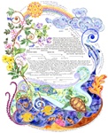 Wind Song Ketubah by Amy Fagin