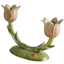 Double Tulip Candleholder by Quest