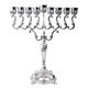 Silver Plated Extra Large Oil Menorah