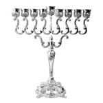 Silver Plated Extra Large Oil Menorah