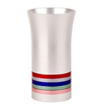 Multi Colored Kiddush Cup by Avia Agayof
