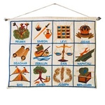 Twelve Tribe Wall Hanging by Emanuel