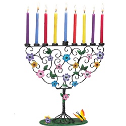 Flowering Tree Menorah