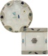 Glass Seder Plate & Matzah Tray by Lily Art