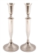 Elegant Nickel Candlesticks