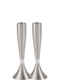 Anodized Aluminum Candlesticks - Silver by Emanuel