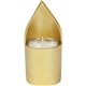 Anodized Aluminum Memorial Candle Holder - Gold