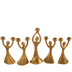 Joyous Dancers Menorah by Quest