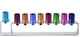 Colorful Anodized Aluminum Frame Menorah by Emanuel