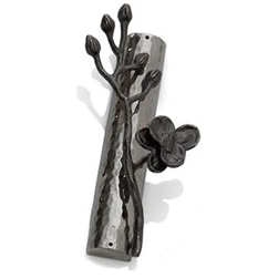 Black Orchid Mezuzah by Michael Aram