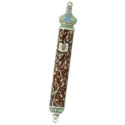 Fancy Swirl Mezuzah