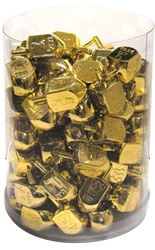 Gold Metallic Dreidels