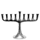 Hammered Design Menorah