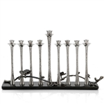 Black Orchid Menorah by Michael Aram