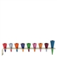 Multicolor Cone Menorah by Emanuel